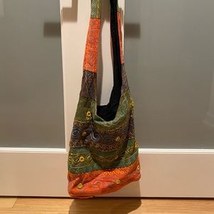 Bohemian shoulder or crossbody bag
